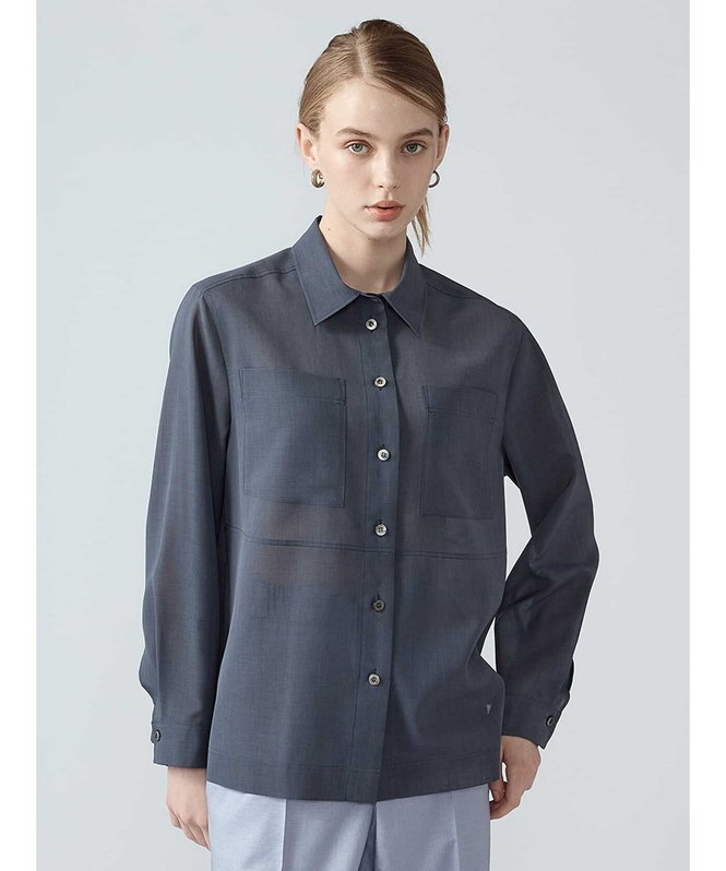 【SALE／30%OFF】Aquascutum WOMEN 【セットアップ対応】シアートリクシオンブラウス アクアスキュータム トップス シャツ・ブラウス【送料無料】