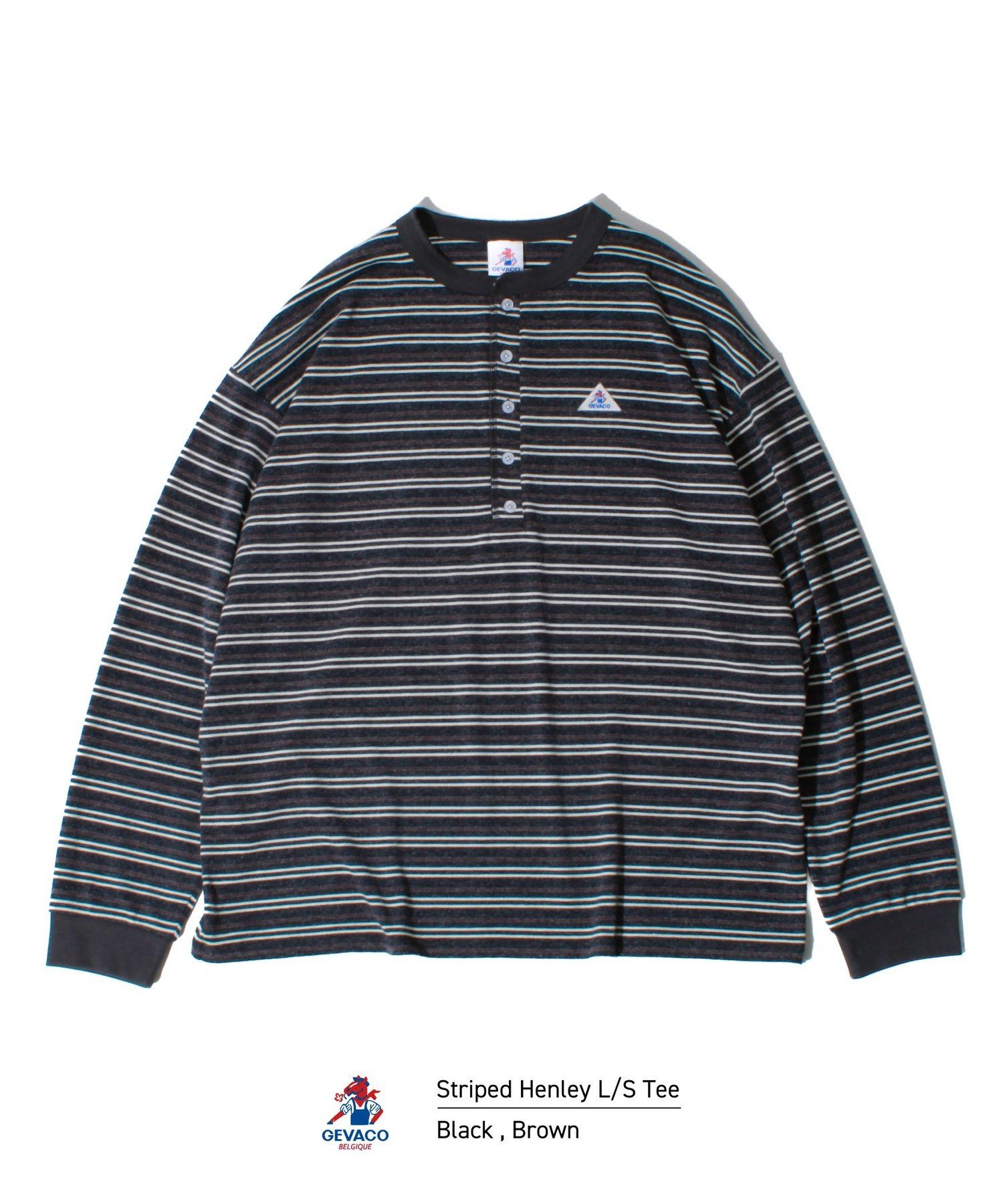 楽天市場】ボーダー ロンt（ネックラインヘンリーネック）（Tシャツ