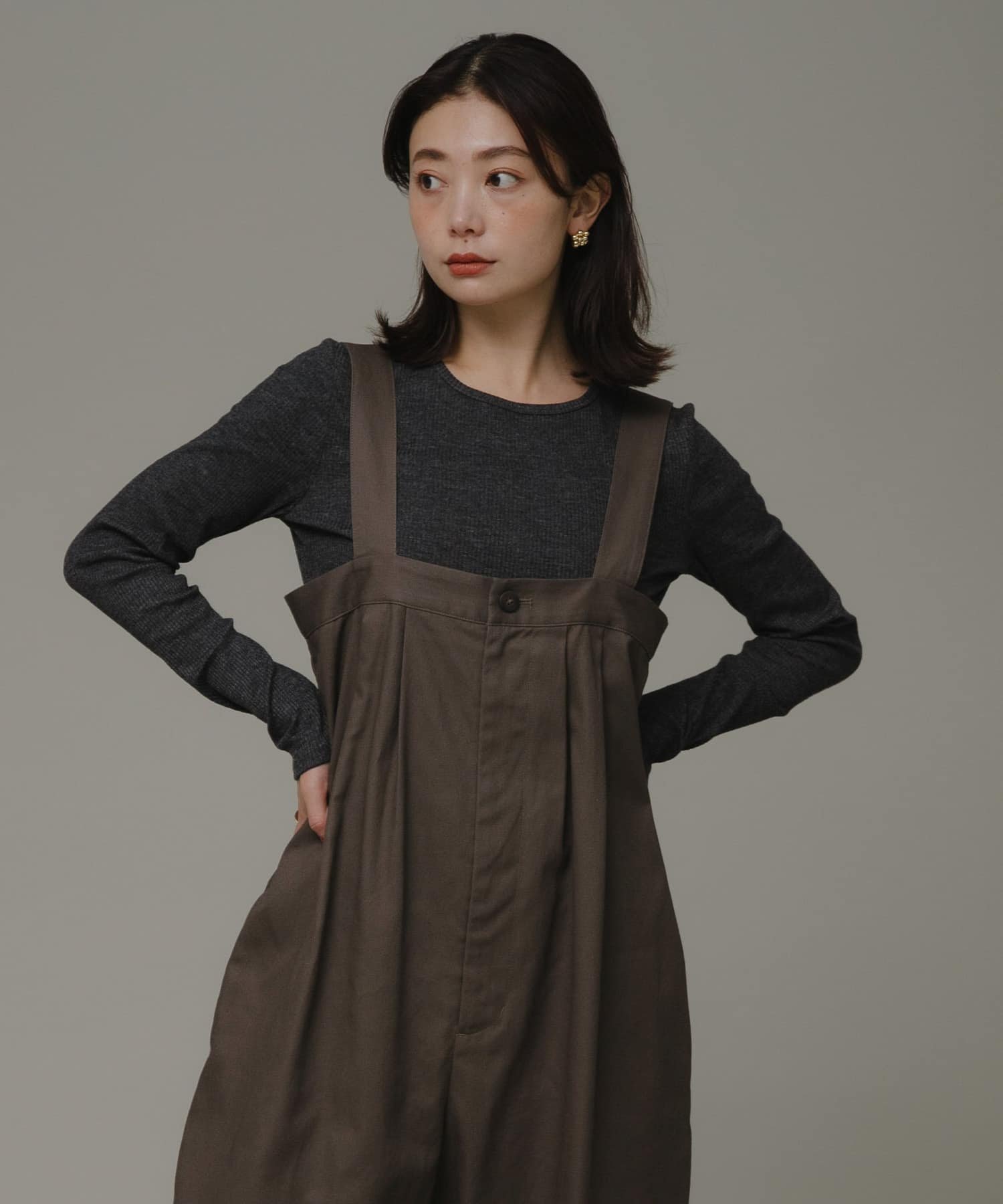 【SALE／50%OFF】Sonny Label ハイウエストタックサロペット サニーレーベル オー...