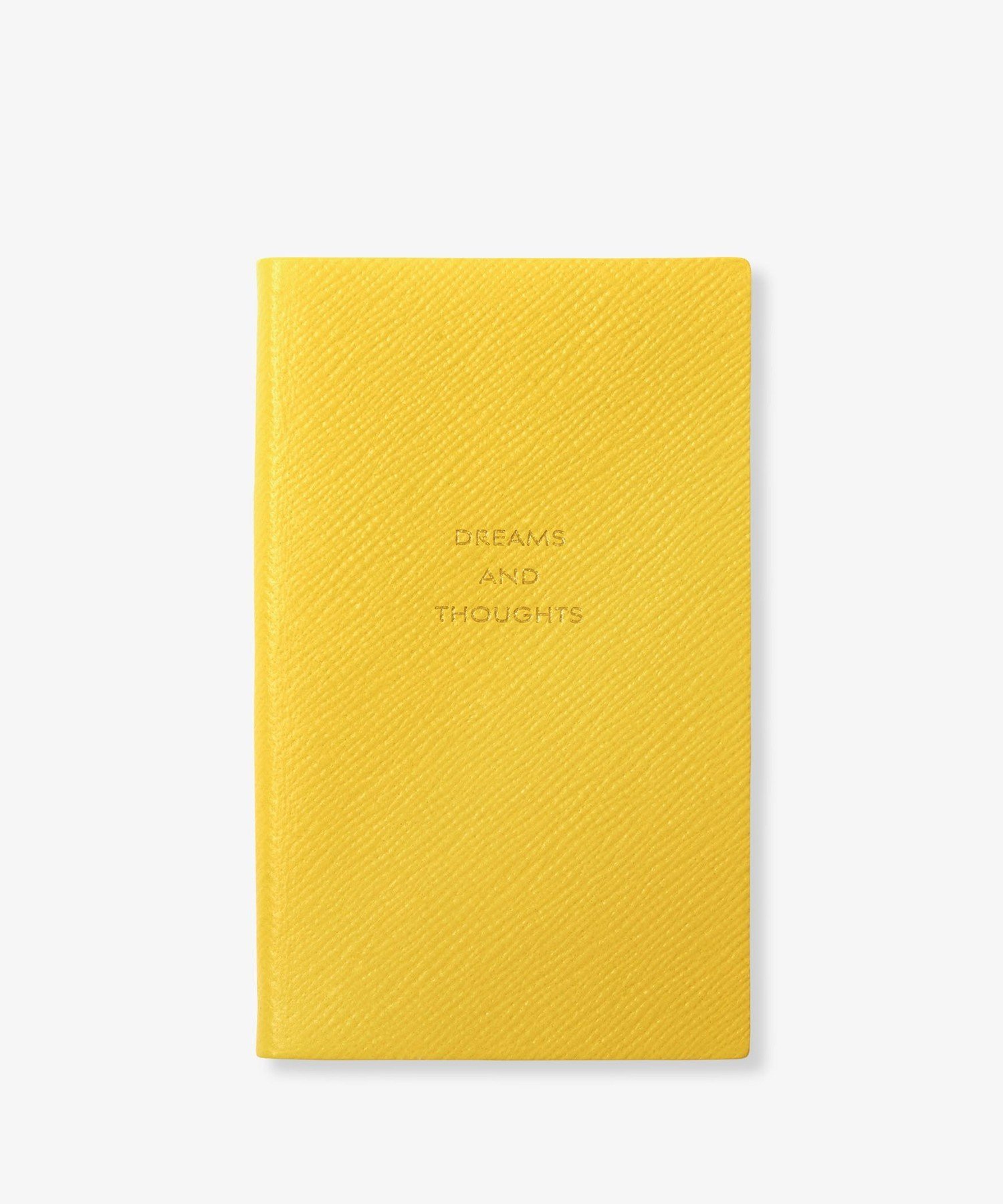 SMYTHSON Pastegrain Panama Dreams And Thoughts スマイソン 文房具 手帳・メモ帳 イエロー【送料無料】