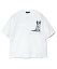 【SALE/20%OFF】GSC MENS SELECT ZENRI YASUDA/ゼンリヤスダ ボーダーコリーTシャツ (MENS) ゴースローキャラバン トップス カットソー・Tシャツ ブルー ホワイト 3,872円