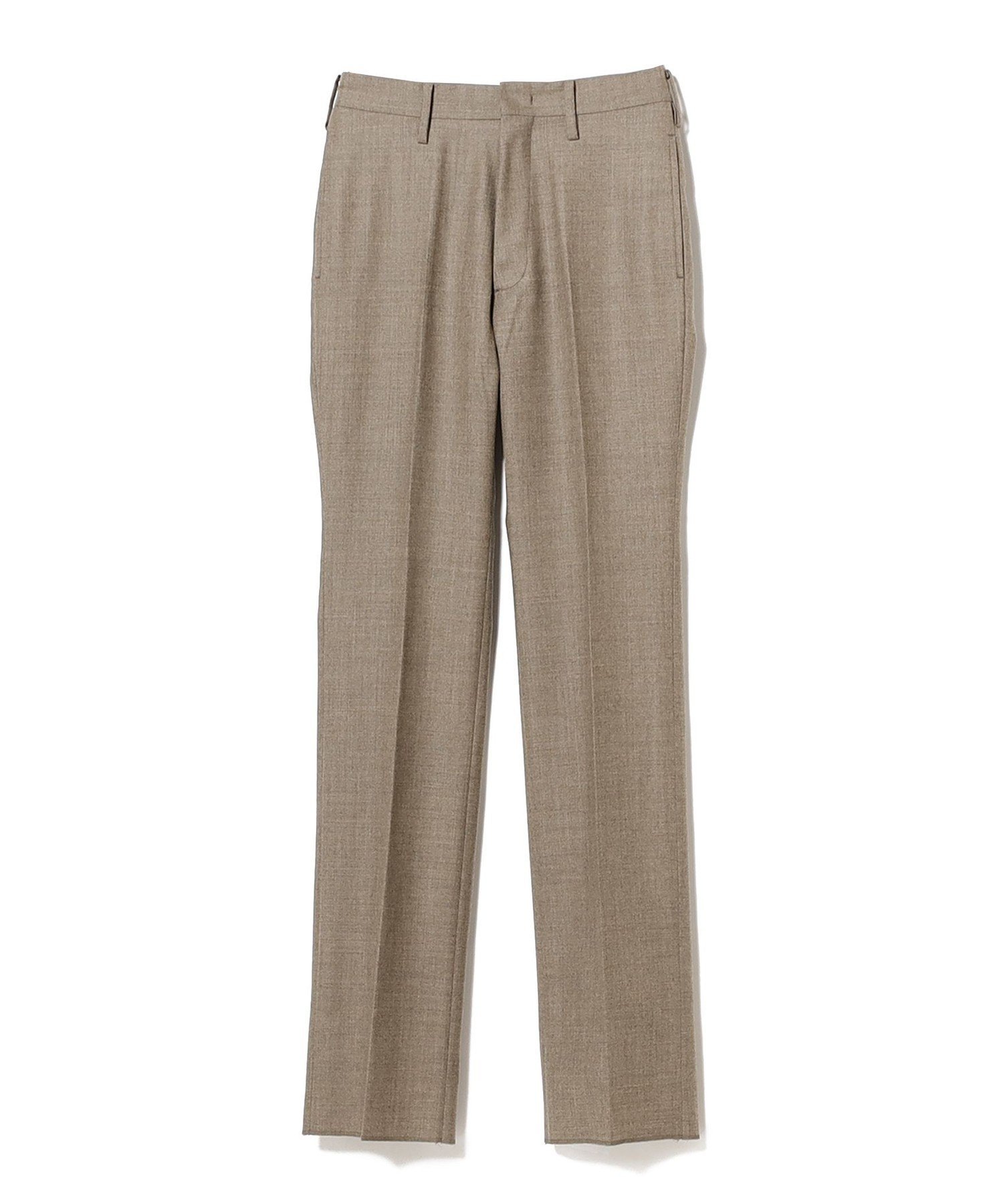 【SALE／50%OFF】BEAMS F Tangent / ノープリーツ スリムストレート スラックス ビームス アウトレット パンツ その他のパンツ ブラウン【送料無料】