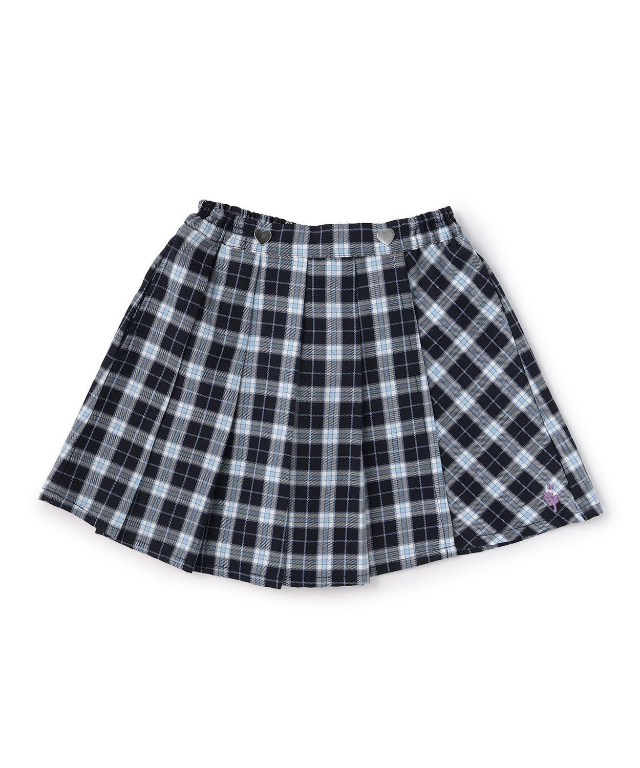 KP 【福袋】チェックプリーツキュロット ナルミヤオンライン パンツ その他のパンツ ネイビー【送料無料】のサムネイル