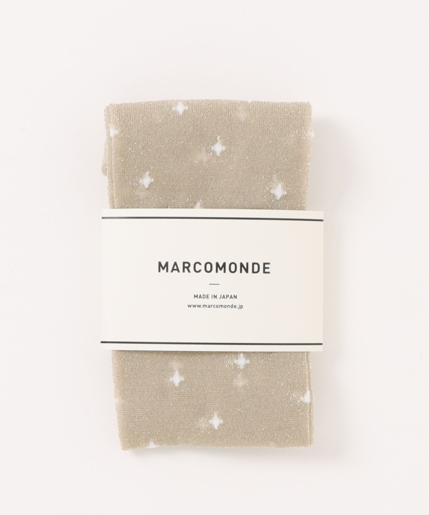 MARCOMONDE MARCOMONDE/T25A-006 "Turkey" pattern 06 ラメシアータイツ カセットチャート 靴下・レッ..