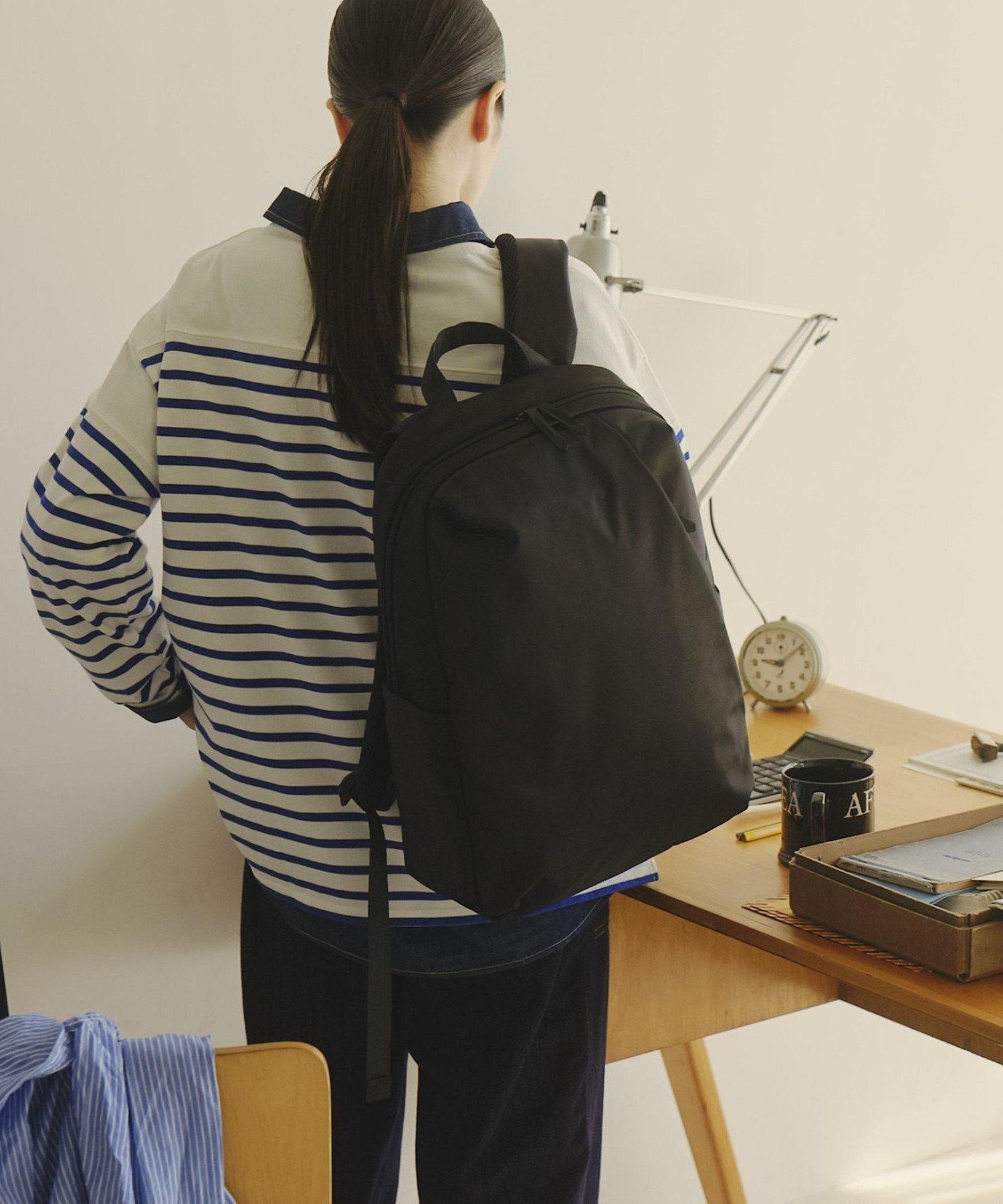 Afternoon Tea LIVING 無重力リュックplus Mサイズ アフタヌーンティー・リビング バッグ リュック・バックパック ブラック【送料無料】 3