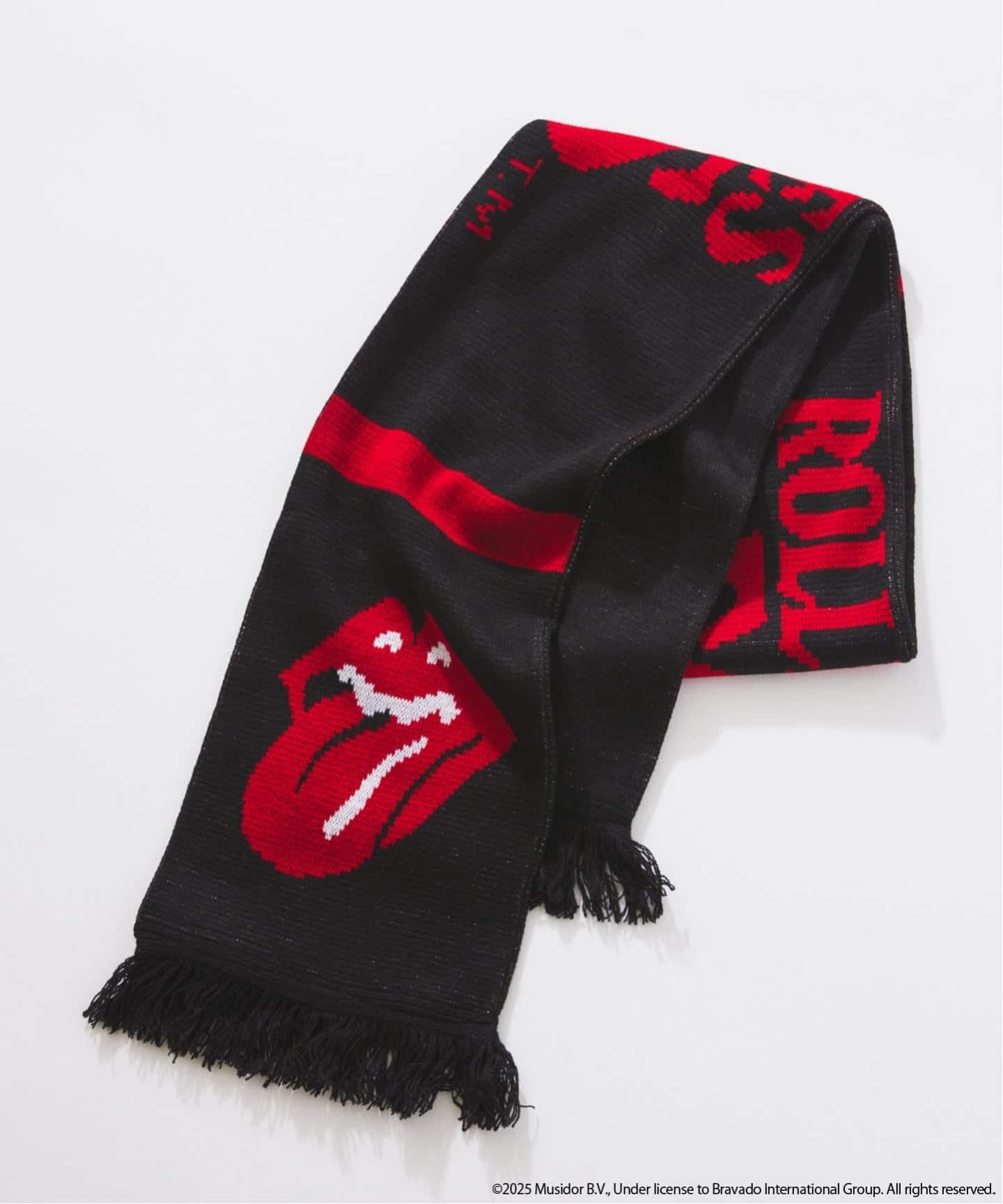 JOURNAL STANDARD relume THE ROLLING STONES / ローリングストーンズ 別注 サッカー マフラー ジャー..