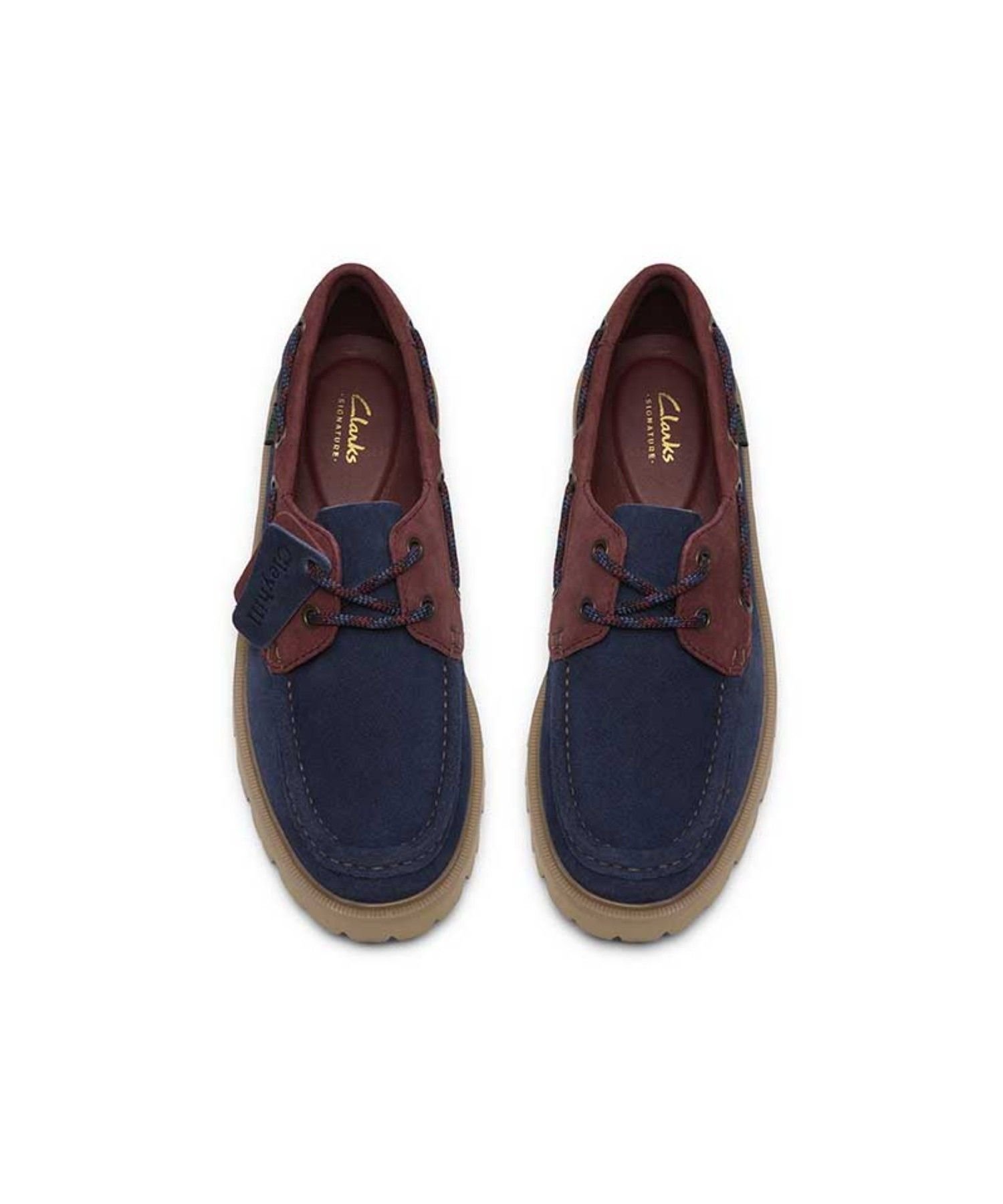 Clarks 880J セイヒルボート ネイビーブラウン カジュアルシューズ リーガル フットコミュニティー シューズ・靴 モカシン・デッキシューズ ネイビー
