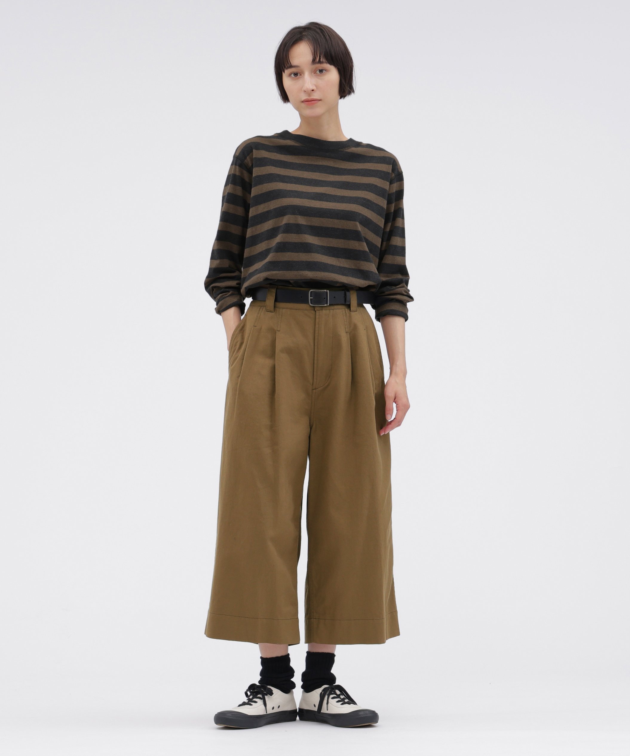MHL. RECYCLE COTTON DRILL TROUSERS マーガレット・ハウエル パンツ その他のパンツ