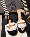 【SALE/29%OFF】miniministore レディース ファーサンダル 厚底サンダル ミニミニストア シューズ・靴 サンダル ホワイト ブラック ブラ...