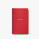 SMYTHSON Pastegrain Panama Inspirations And Ideas スマイソン 文房具 手帳・メモ帳 レッド【送料無料】
