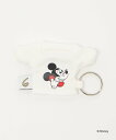 6(ROKU) <6(ROKU)>MICKEY/TEE キーホルダー ビューティー&ユース ユナイテッドアローズ ファッション雑貨 チャーム・キーチェーン ベージュ ホワイト ブラック