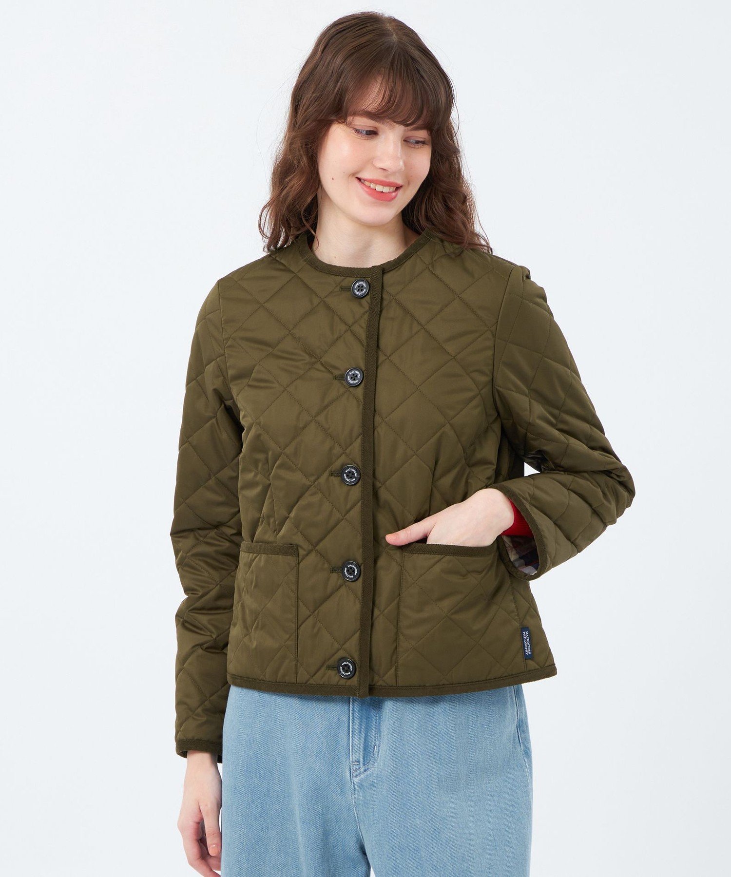 MACKINTOSH PHILOSOPHY 【ROYTON(ロイトン)】キルティング マッキントッシュ フィロソフィー ジャケット・アウター ブルゾン・ジャンパー ホワイト カーキグリーン ネイビー【送料無料】のサムネイル