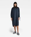 【SALE／30 OFF】G-Star RAW 【公式ショップ】LONG SHIRT DRESS/シャツワンピース ジースターロゥ ジャケット アウター その他のジャケット アウター ネイビー【送料無料】