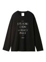 【SALE／30%OFF】gelato pique 【JOEL ROBUCHON】【HOMME】ワンポイントロゴロングTシャツ ジェラートピケ トップス カットソー・Tシャツ ブラック【送料無料】