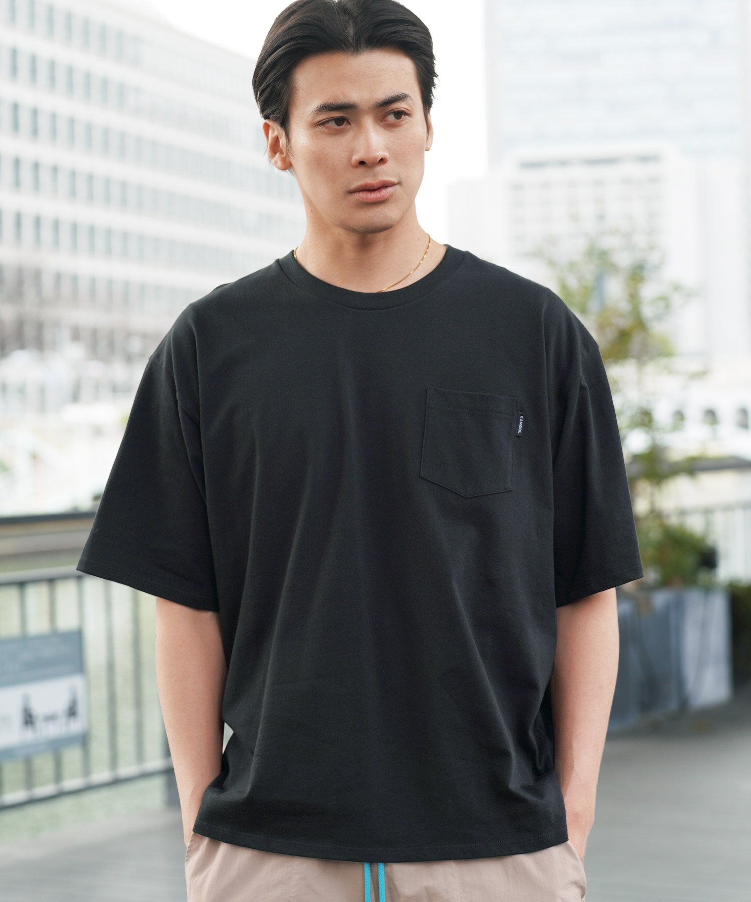 JIGGYS SHOP SELECT KANGOL カンゴール 別注 コラボ 半袖 Tシャツ マルチカラー 26SS ジギーズショップ トップス カットソー・Tシャツ グレー ホワイト ブラック ネイビー