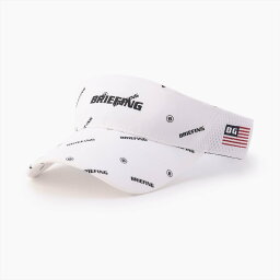 BRIEFING GOLF 【BRIEFING GOLF/ブリーフィングゴルフ】MENS MONOGRAM VISOR ブリーフィング 帽子 サンバイザー ホワイト ブラック ネイビー【送料無料】