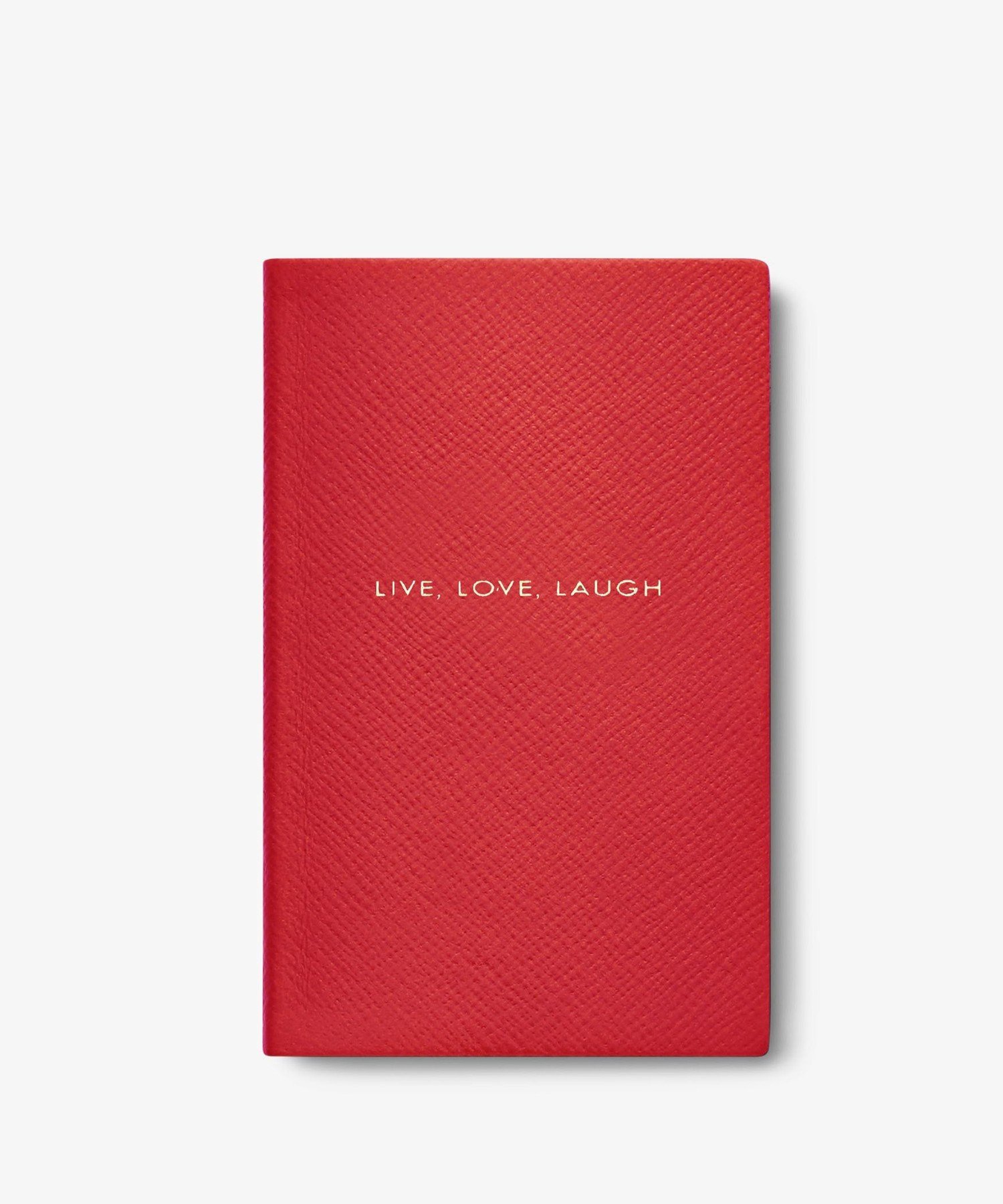 SMYTHSON Pastegrain Panama Live Love Laugh スマイソン 文房具 手帳・メモ帳 レッド【送料無料】