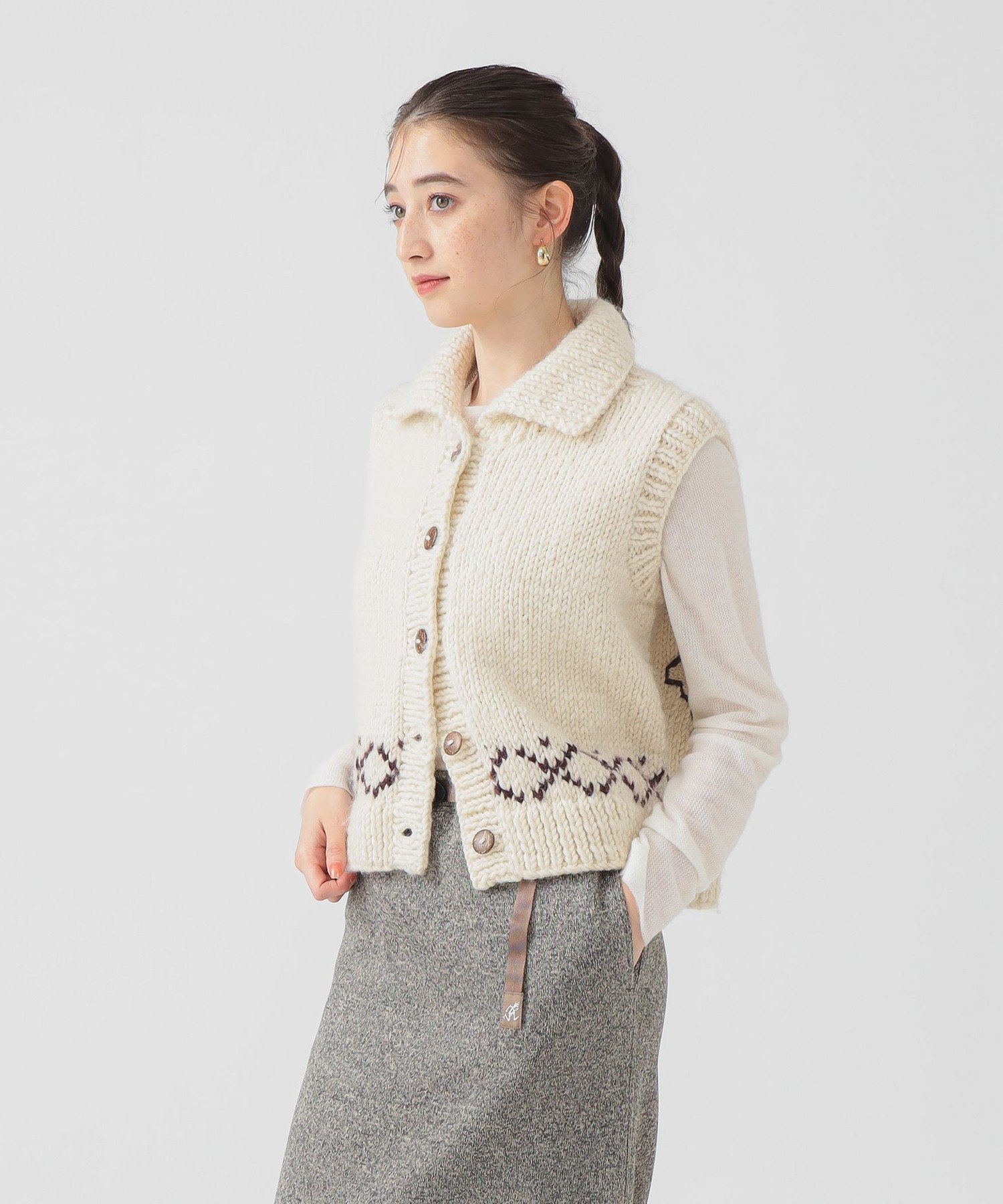 【SALE／30%OFF】B:MING by BEAMS 【11/13新規値下げ】【別注】NEPALHANDKNIT / カラーベスト 25AW 着..