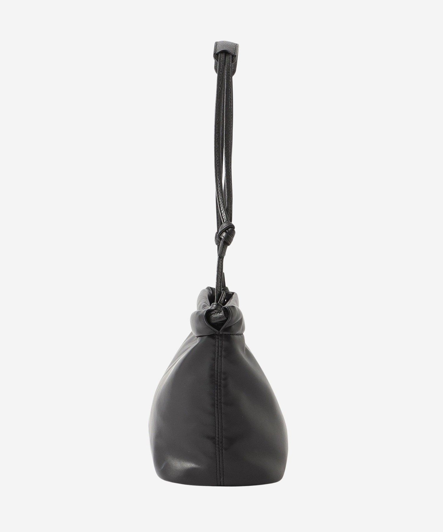 MACKINTOSH LONDON PUレザードローストリングバッグ マッキントッシュ ロンドン バッグ ショルダーバッグ ブラック【送料無料】
