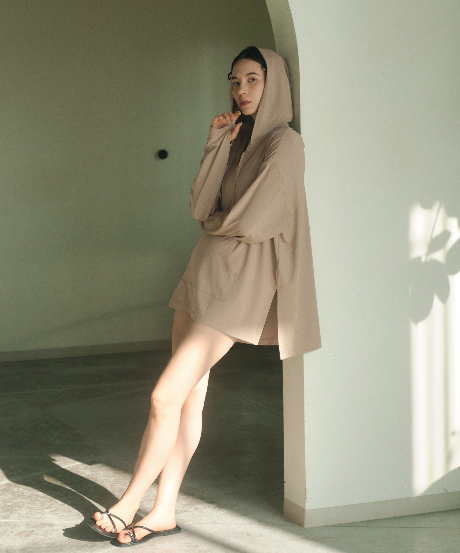 UNITED ARROWS green label relaxing ラッシュプルオーバー パーカー ラッシュガー...