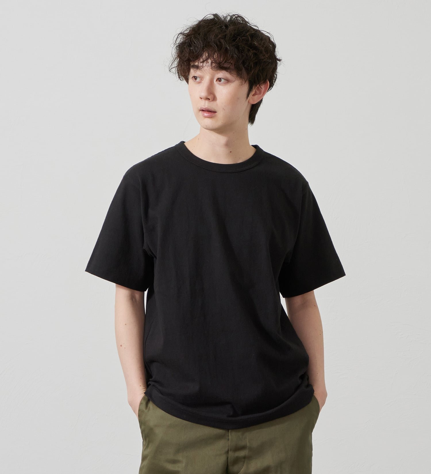 Lee Lee ヘビーウエイトソリッドTシャツ エドウインオンラインモール トップス カットソー・Tシャツ ブラック ホワイト グレー【送料無料】