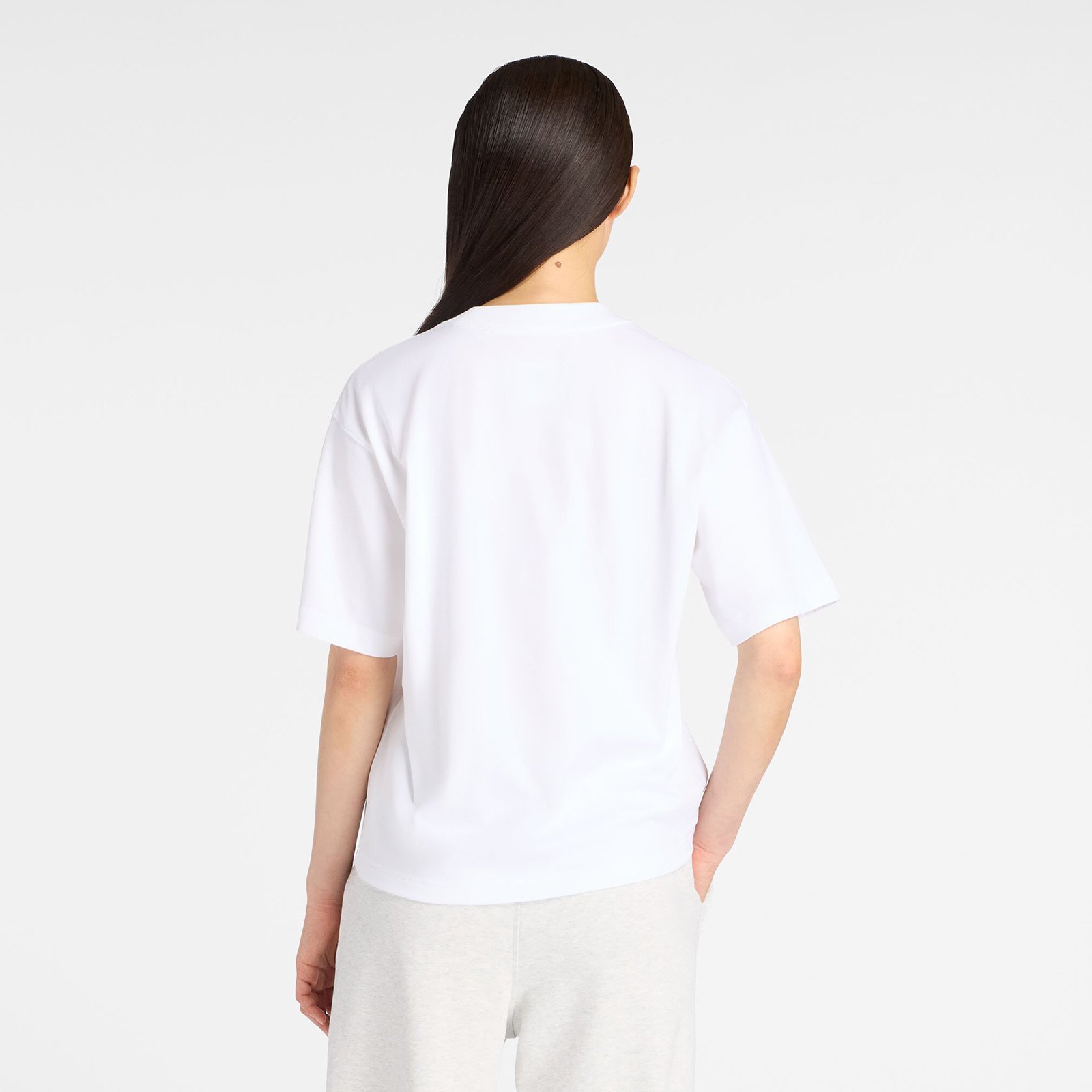 NB GREY フォトTシャツブルー ニューバランス トップス カットソー・Tシャツ