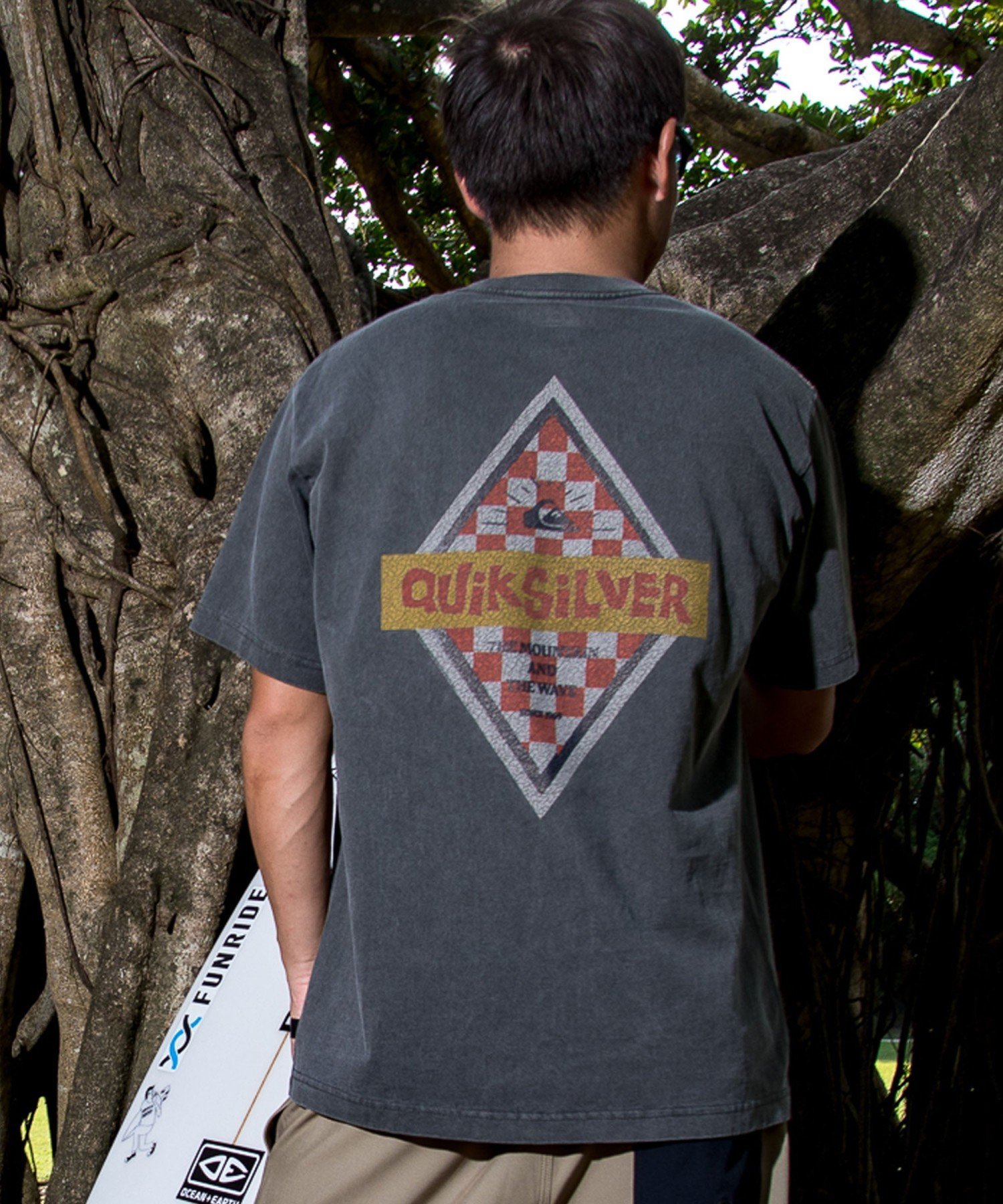 QUIKSILVER VINTAGE LK ST 【2026年夏モデル】 クイックシルバー トップス カットソー・Tシャツ ホワイト ブラック
