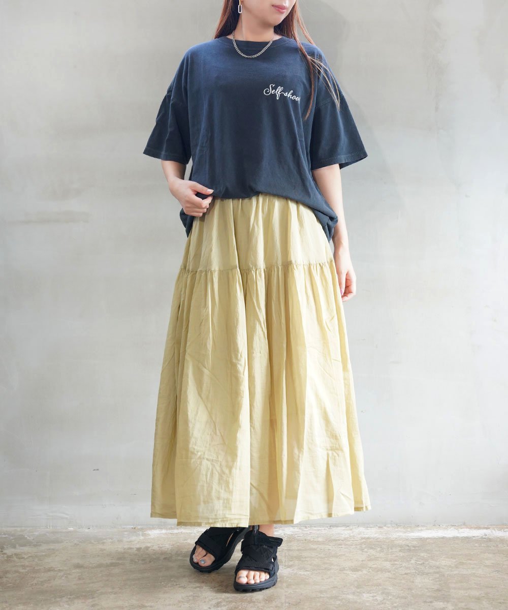 REMI RELIEF レミレリーフ HARD SP加工20/天竺BIGサイズT Self shot ブルーコムブルー トップス カットソー・Tシャツ ブラック ホワイト