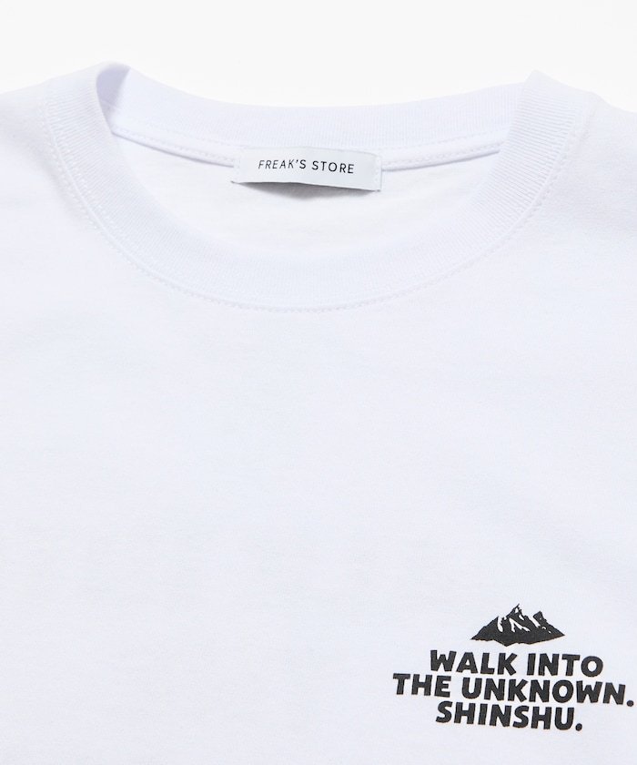 「アルクマ」× 「ヨーグレット」×FREAK'S STORE リラックスフィット バックプリント ヘムコード クルーネック Tシャツ 【限定展開】 フリークスストア トップス カットソー・Tシャツ ホワイト