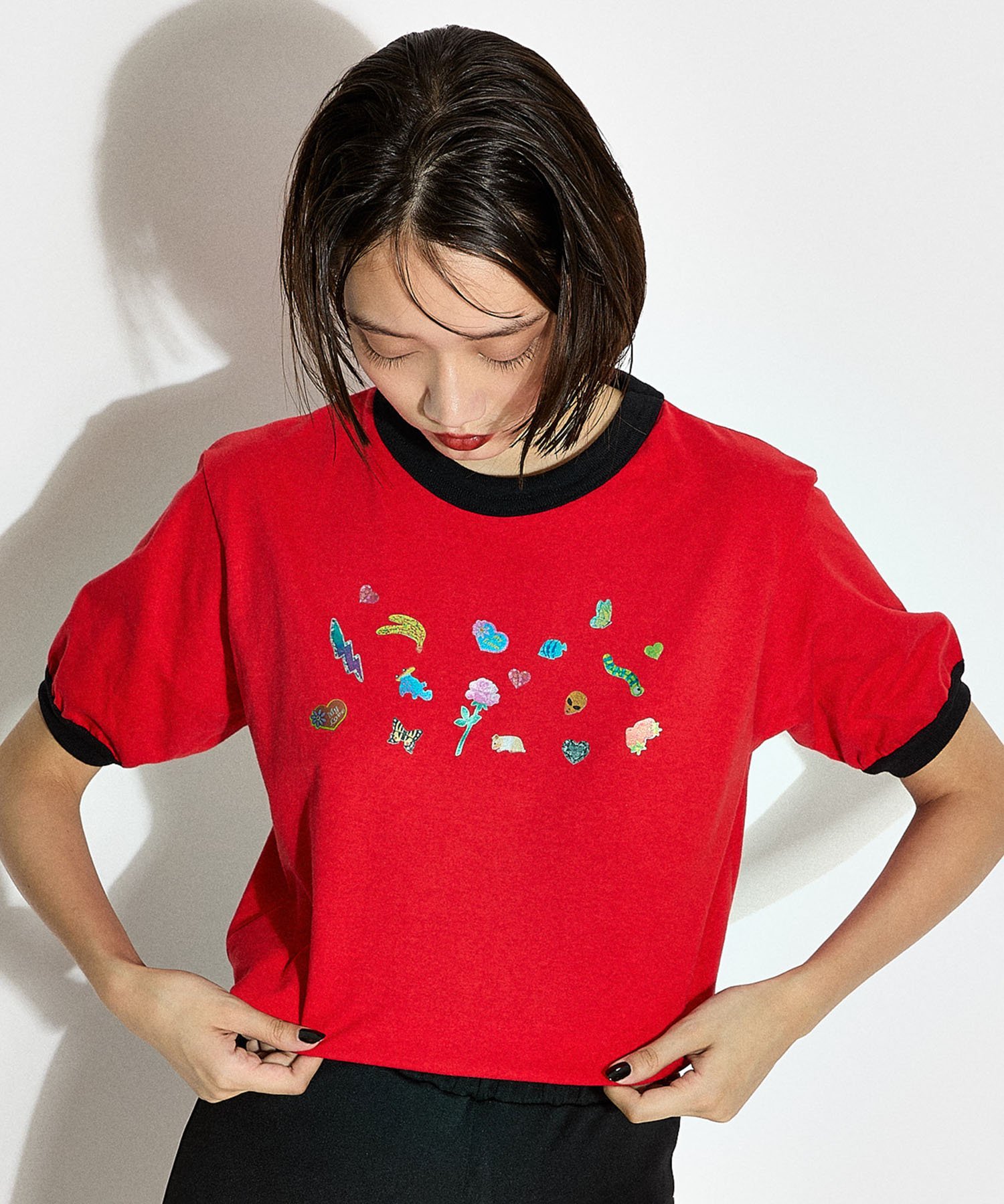 楽天市場】ミセス（柄プリント）（Tシャツ・カットソー｜トップス