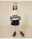 【SALE/30%OFF】PETIT BATEAU コットンニットプルオーバー プチバトー トップス ニット ホワイト【送料無料】