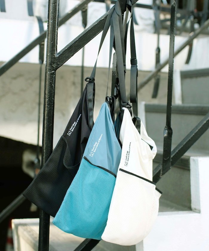 【SALE／61%OFF】MA Firsthand BASIC LOGO刺繍ナイロン2WAY BAG 25SS フリークスストア バッグ ショル..