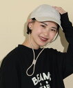 【SALE/50%OFF】BEAMS HEART WOMEN マットサテン キャップ ビームス アウトレット 帽子 キャップ ホワイト ベージュ ブラック