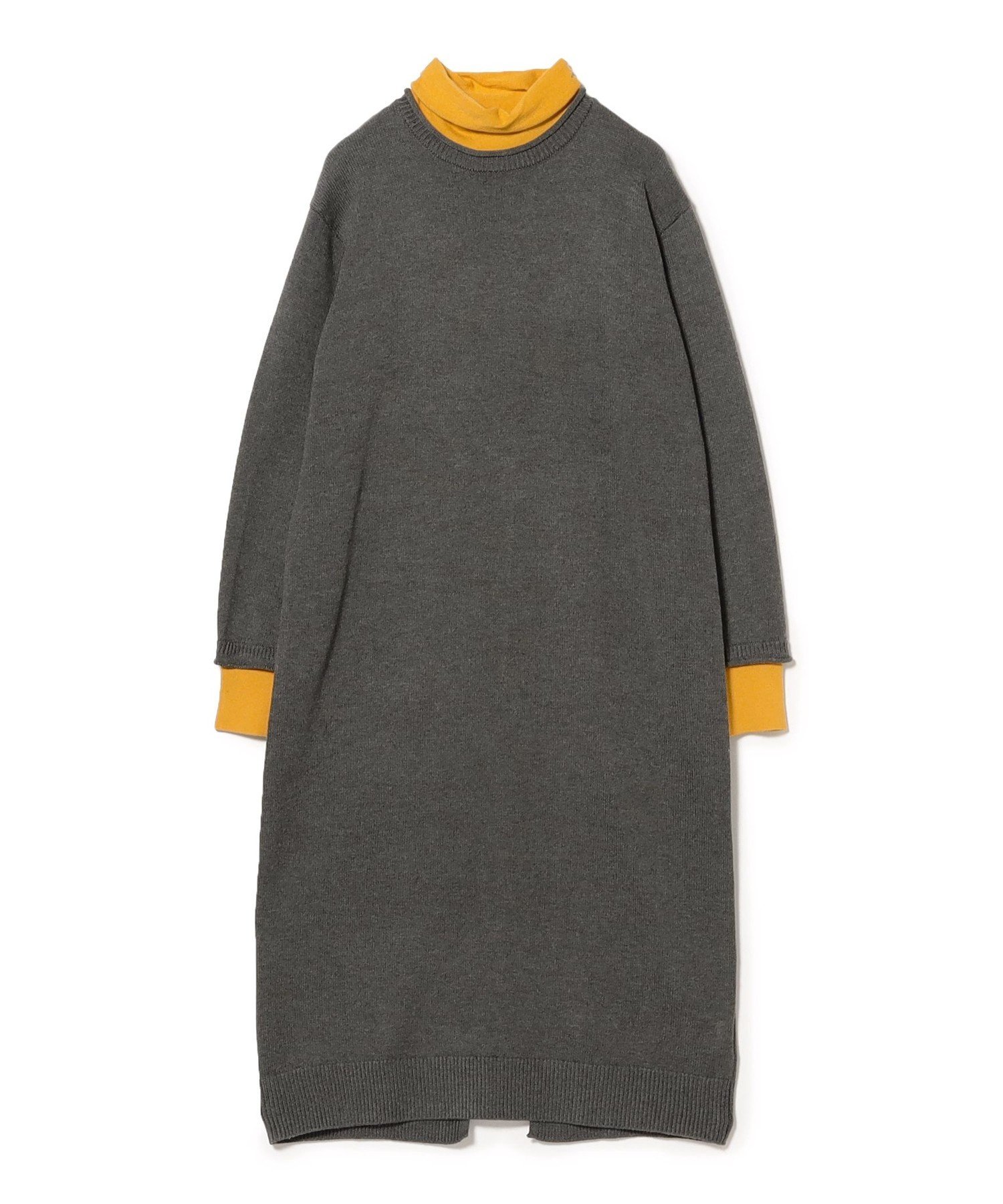 【SALE／50%OFF】B:MING by BEAMS 配色 ニットワンピース ビームス アウトレット ワンピース・ドレス ワンピース ネイビー【送料無料】