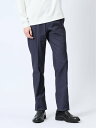 m.f.editorial ストレッチ スリムフィット ノータックスラックス デニム風紺(セットアップ可能) 【25SS】 タカキュー スーツ・フォーマル スー...