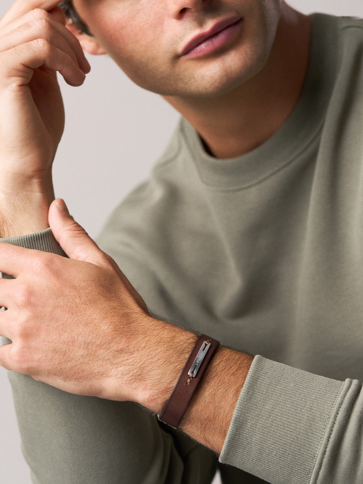 FOSSIL フォッシル アクセサリー メンズ ブレスレット マルチ JF04963040 フォッシル アクセサリー・腕時計 ブレスレット・バングル ブラウン【送料無料】