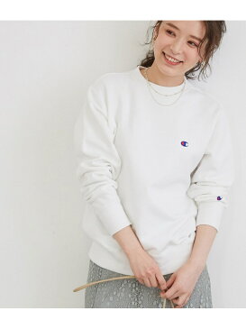 ROPE' PICNIC 【Champion】クルーネックスウェット ロペピクニック カットソー スウェット ベージュ ブラック ホワイト ピンク【送料無料】