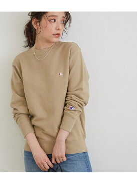 ROPE' PICNIC 【Champion】クルーネックスウェット ロペピクニック カットソー スウェット ベージュ ブラック ホワイト ピンク【送料無料】