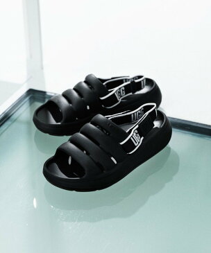 UNITED ARROWS green label relaxing <UGG(アグ)> SPORT YEAH サンダル 26cm-28cm ユナイテッドアローズ グリーンレーベルリラクシング シューズ・靴 サンダル ブラック ホワイト グリーン【送料無料】