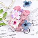 【SALE/20%OFF】panpantutu (K)お花畑とリボンのコサージュ パンパンチュチュ ファッション雑貨 その他のファッション雑貨 ピンク ネイビー