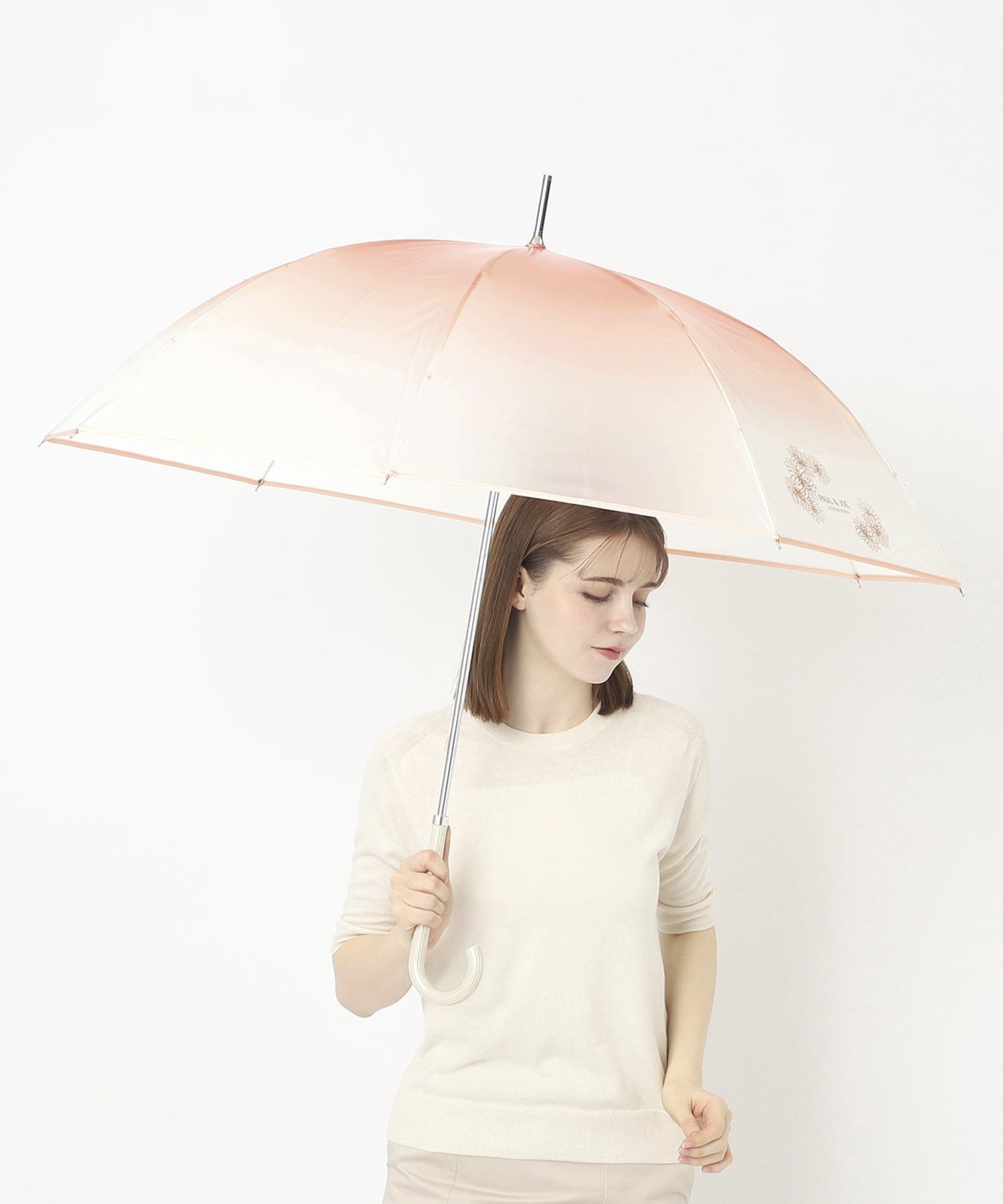 PAUL & JOE ACCESSOIRES PAUL & JOE ACCESSOIRES(ポール＆ジョー) レディース 長傘 ビニール傘 雨傘 クリザンテーム ムーンバット ファッション雑貨 傘・長傘 ピンク グリーン
