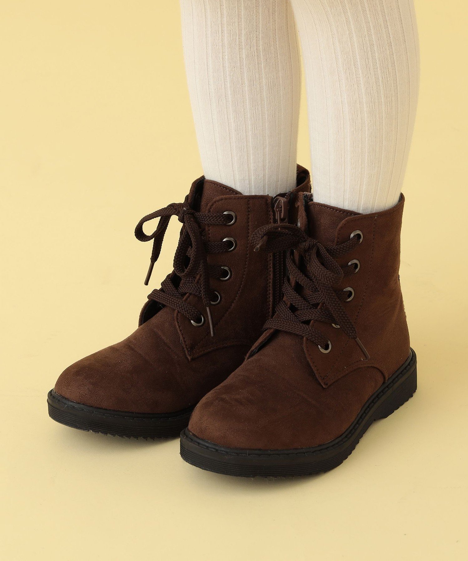 【SALE／40%OFF】BEAMS mini レースアップ ショートブーツ(16~19cm) ビームス アウトレット シューズ・靴 ブーツ ブラウン ブラック