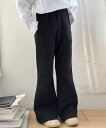 【SALE/30%OFF】aimoha KIDS 【aimoha-KIDS-】フレアスウェットパンツ アイモハ パンツ ジャージ・スウェットパンツ ブラック イ...