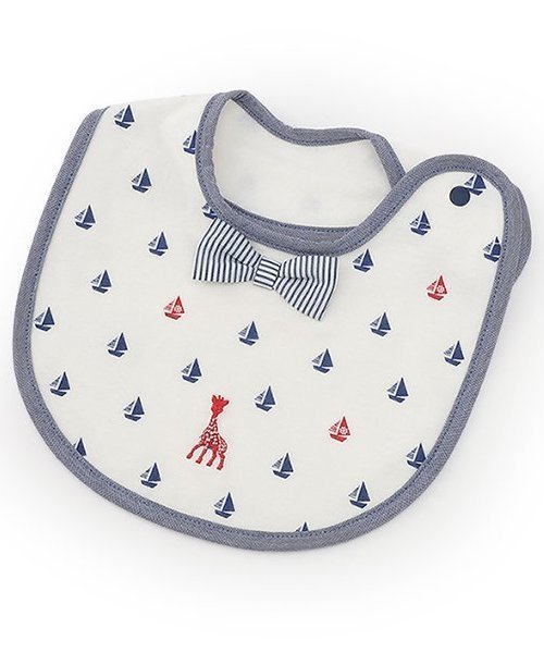 Sophie la girafe ヨットプリントスタイ【日本製】 ナルミヤオンライン マタニティウェア・ベビー用品 ..