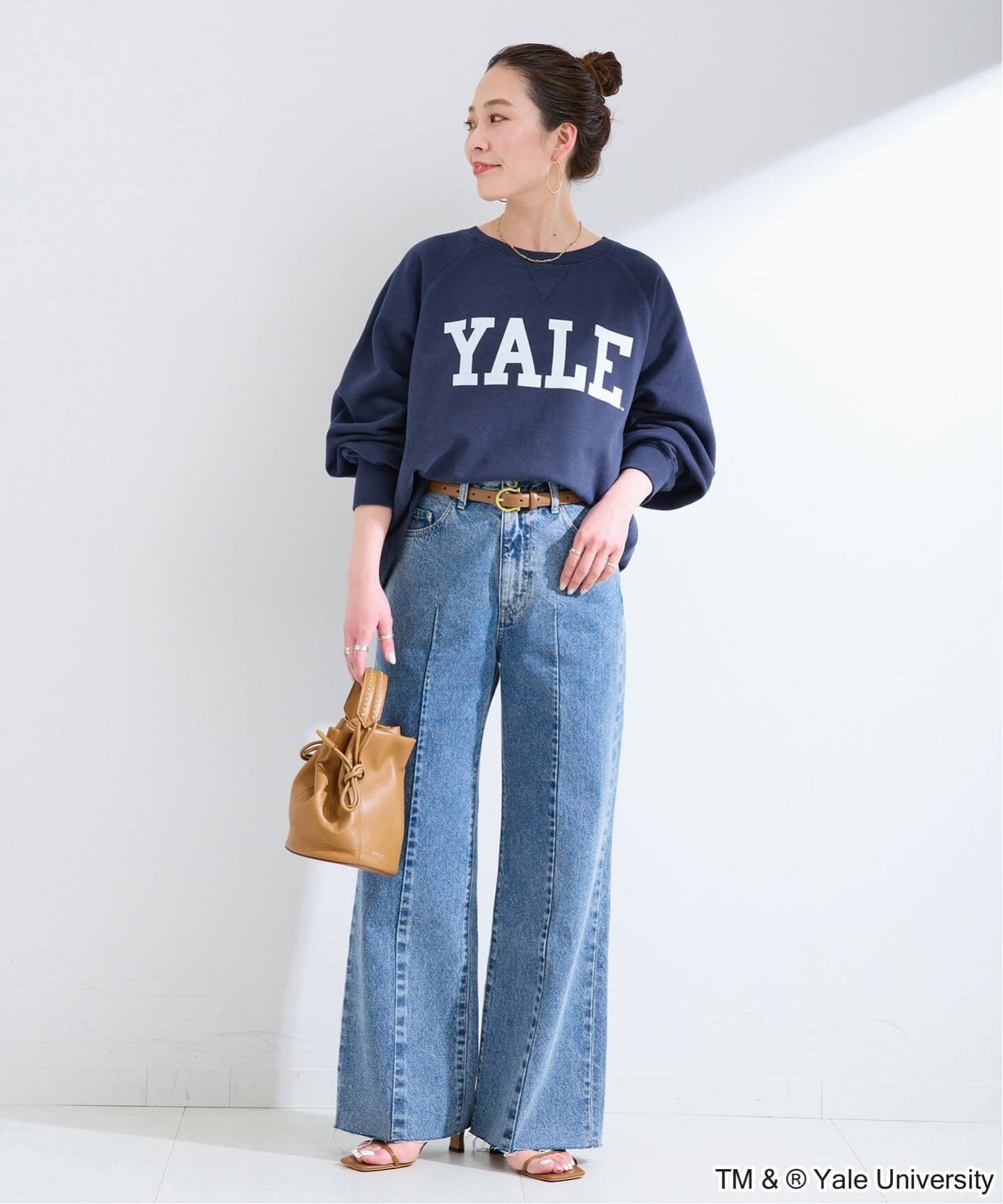 【WEB限定】GOOD ROCK SPEED / グッドロックスピード YALE Sweatshirts ベーセーストック トップス カットソー・Tシャツ ネイビー