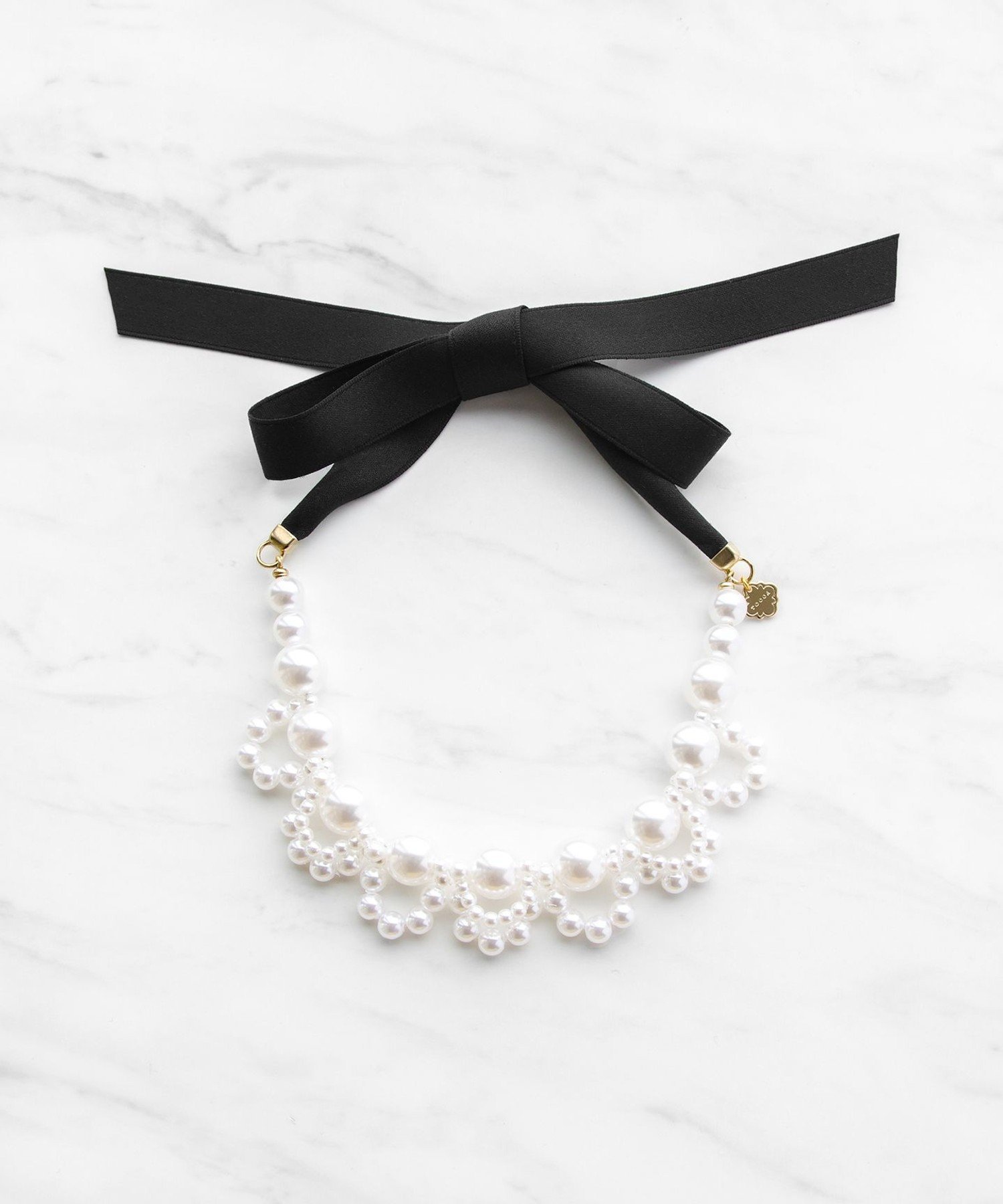 Rakuten FashionのTOCCA LACE PEARL NECKLACE ネックレス トッカ アクセサリー・腕時計 ネックレス ホワイト【送料無料】｜アングル2