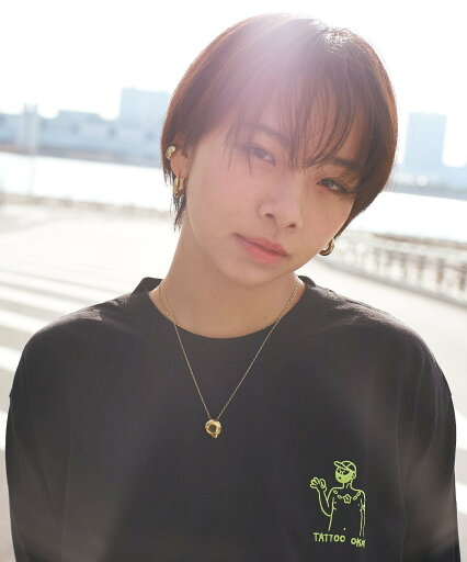 REBIRTH PROJECT TATOO OKAY | ロングスリーブ 刺繍Tシャツ リバースプロジェクトストア トップス カットソー・Tシャツ ブラック ホワイト【送料無料】 REBIRTH PROJECT TATOO OKAY | ロングスリーブ 刺繍Tシャツ リバースプロジェクトストア トップス カットソー・Tシャツ ブラック ホワイト【送料無料】