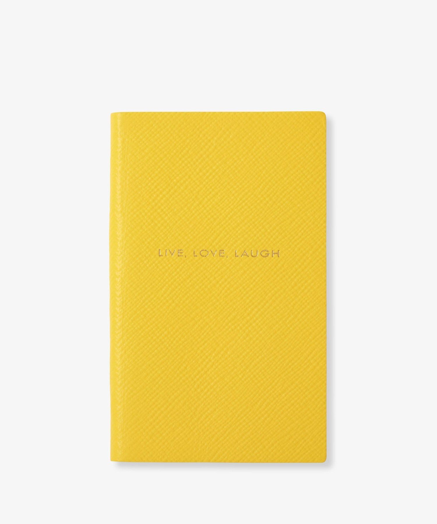 SMYTHSON Pastegrain Panama Live Love Laugh スマイソン 文房具 手帳・メモ帳 イエロー【送料無料】