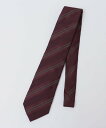 【SALE/40%OFF】SHIPS MEN Puccini: シルク サテン レップ ストライプ タイ シップス スーツ・フォーマル ネクタイ・蝶ネクタイ ワインレッド ブラウン ネイビー【送料無料】