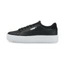 【SALE/46%OFF】PUMA ウィメンズ リリィ プラットフォーム レザー スニーカー プーマ シューズ・靴 スニーカー ブラック【送料無料】